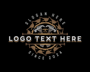 Logger - Hammer Sawmill Woodwork logo design
