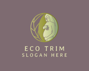 Eco Pregnant Mother logo design