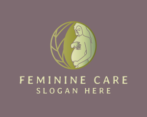 Gynecology - Eco Pregnant Mother logo design