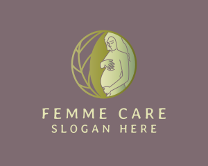 Gynecology - Eco Pregnant Mother logo design
