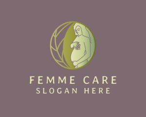 Gynecologist - Eco Pregnant Mother logo design