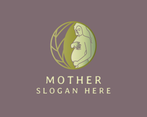 Eco Pregnant Mother logo design
