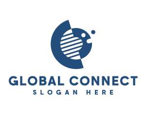 Abstract Global Community logo design