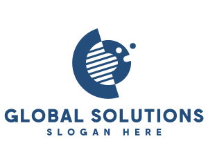 Abstract Global Community logo design