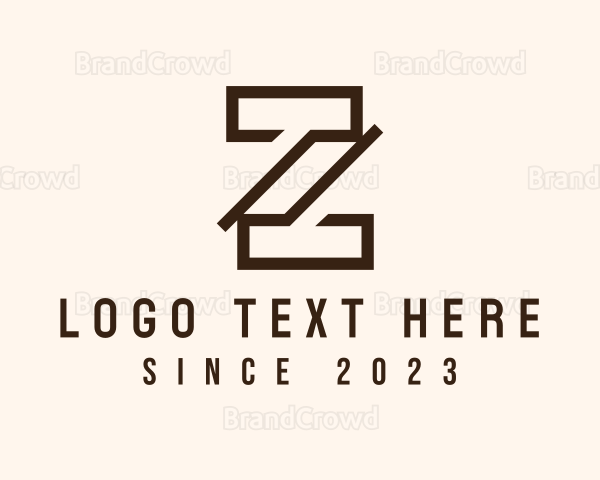 Construction Builder Letter Z Logo