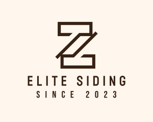 Siding - Construction Builder Letter Z logo design