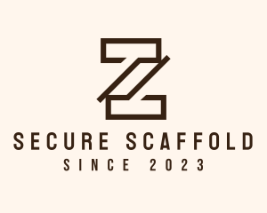 Scaffolding - Construction Builder Letter Z logo design