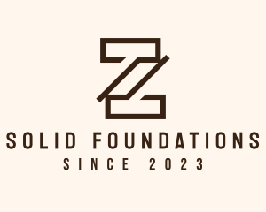 Concrete - Construction Builder Letter Z logo design