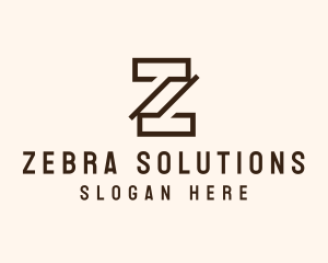 Construction Builder Letter Z logo design