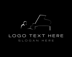 Musician - Piano Musician Concert logo design