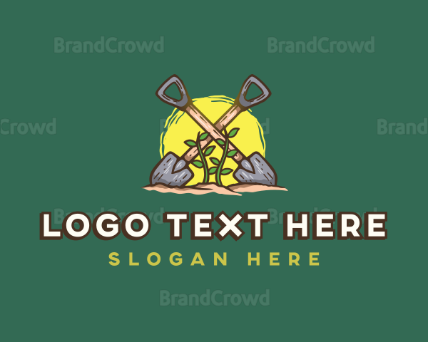 Shovel Vine Landscaping Logo