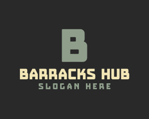 Barracks - Generic Masculine Business logo design
