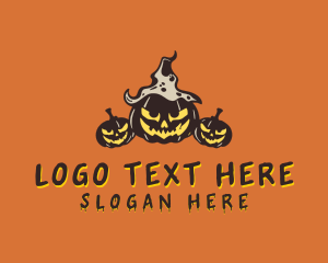 Scary - Scary Halloween Pumpkin logo design