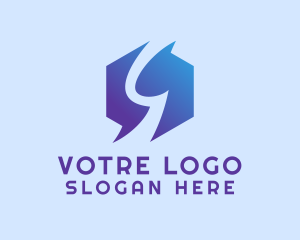Modern Startup Company Letter S Logo