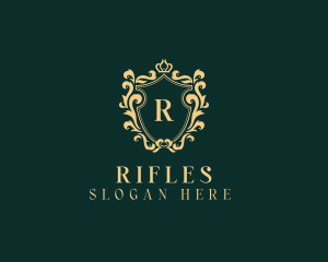 Wedding Event Royal Shield logo design