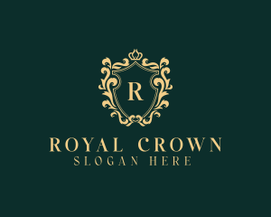 Wedding Event Royal Shield logo design