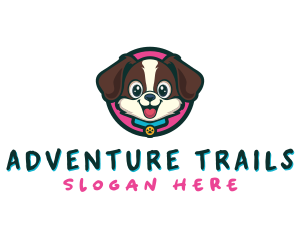 Cute Cartoon Puppy logo design