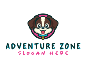 Cute Cartoon Puppy logo design