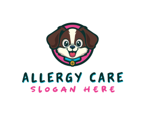 Cute Cartoon Puppy logo design