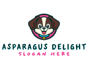 Cute Cartoon Puppy logo design