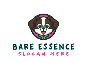 Cute Cartoon Puppy logo design