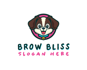 Cute Cartoon Puppy logo design