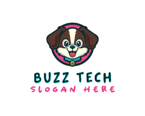 Cute Cartoon Puppy logo design