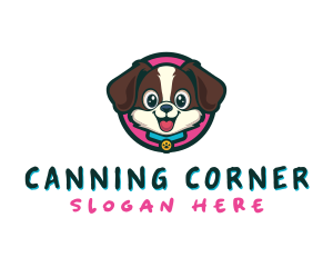 Cute Cartoon Puppy logo design