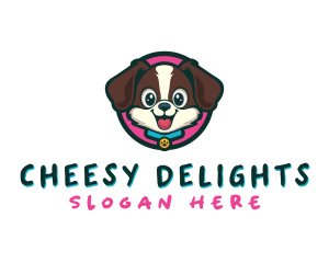 Cute Cartoon Puppy logo design