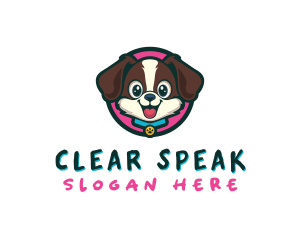 Cute Cartoon Puppy logo design