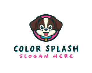 Cute Cartoon Puppy logo design