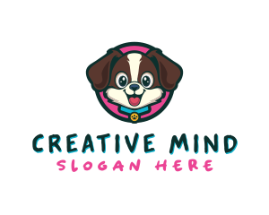 Cute Cartoon Puppy logo design