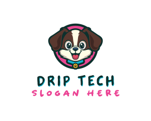 Cute Cartoon Puppy logo design