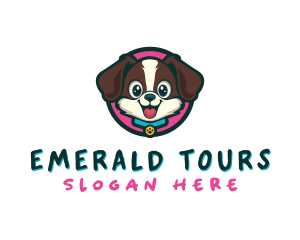 Cute Cartoon Puppy logo design