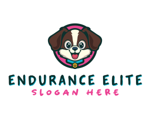 Cute Cartoon Puppy logo design