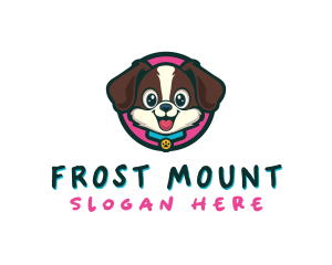 Cute Cartoon Puppy logo design