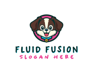 Cute Cartoon Puppy logo design