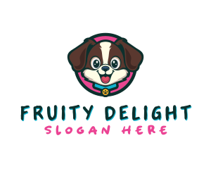 Cute Cartoon Puppy logo design