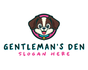 Cute Cartoon Puppy logo design