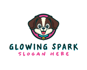 Cute Cartoon Puppy logo design