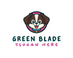 Cute Cartoon Puppy logo design