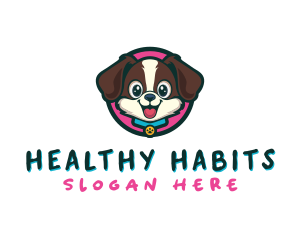 Cute Cartoon Puppy logo design