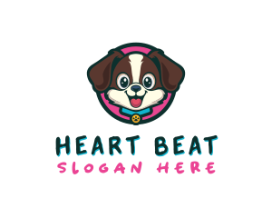 Cute Cartoon Puppy logo design