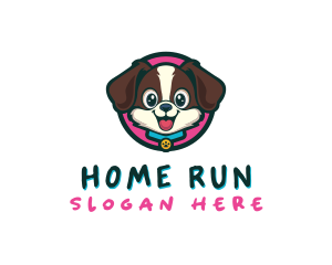 Cute Cartoon Puppy logo design