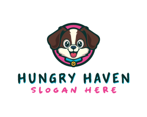 Cute Cartoon Puppy logo design