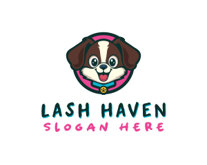 Cute Cartoon Puppy logo design