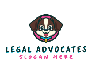 Cute Cartoon Puppy logo design