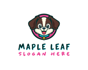 Cute Cartoon Puppy logo design