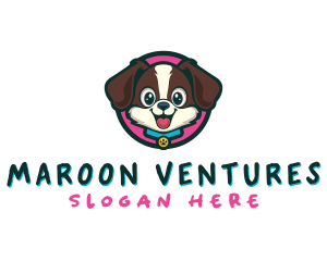 Cute Cartoon Puppy logo design