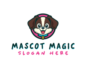 Cute Cartoon Puppy logo design